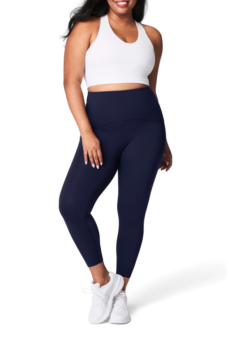 SPANXshape™ Booty Boost® 7/8 Leggings, Alternate, color, TIMELESS NAVY