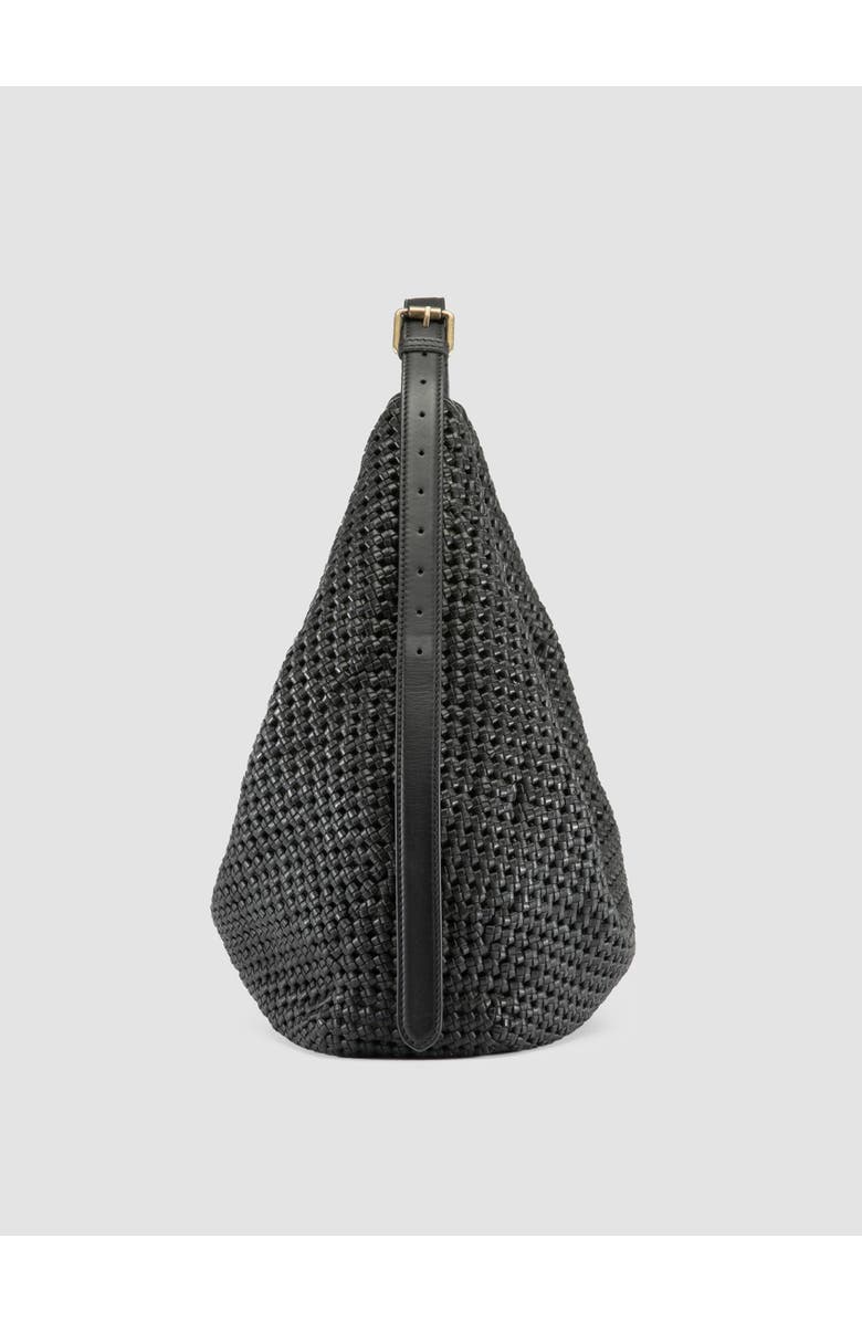 Officine Creative Vicky 002 Hand-Woven Shoulder Bag, Alternate, color, Black