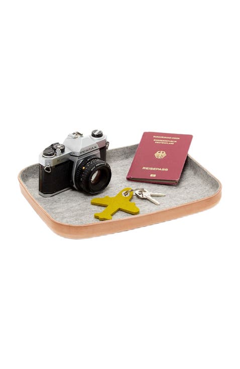 Kawabon Leather/Merino Wool Large Tray