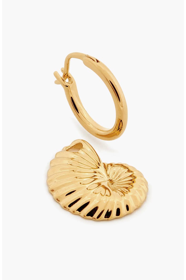 Moro Charm Hoop Earrings In Gold, Alternate, color, Gold