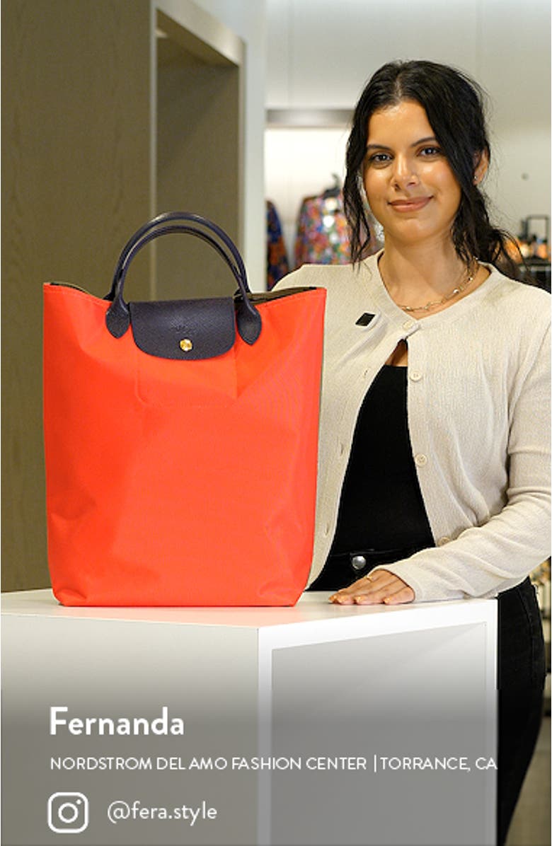 Le Pliage Replay North/South Top Handle Tote, sales video thumbnail