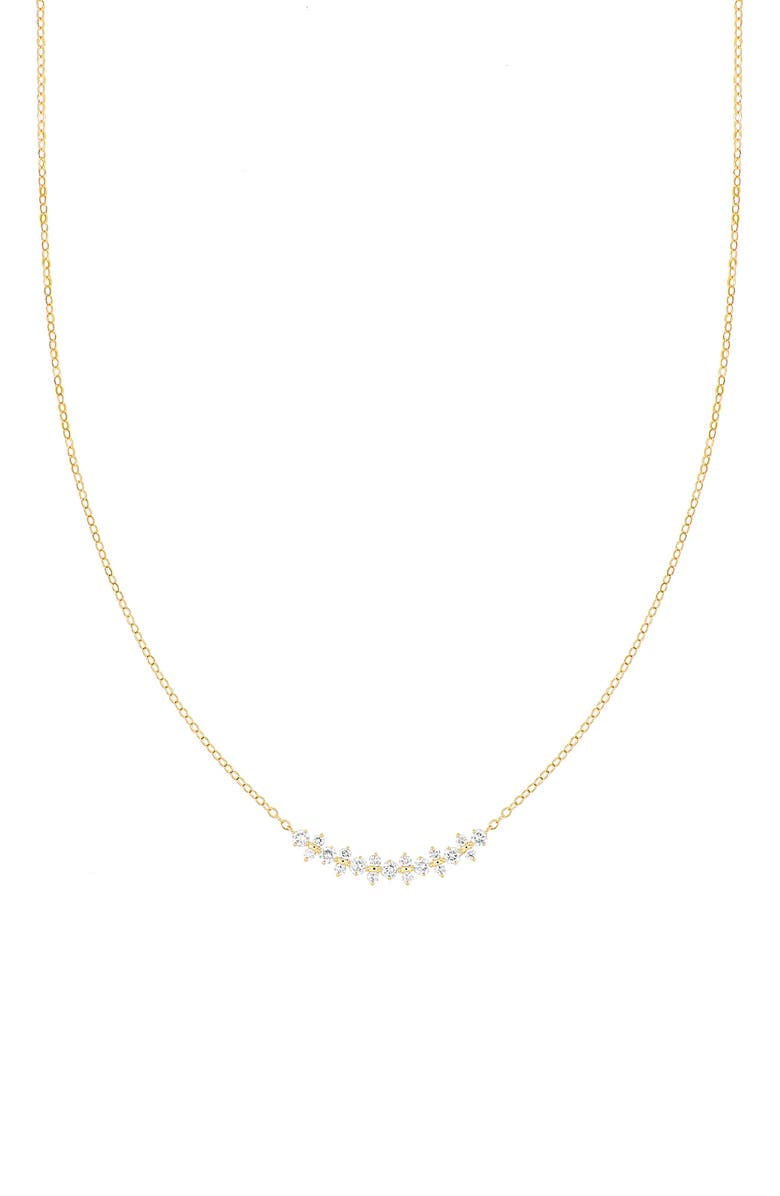 Bony Levy Rita 18K Yellow Gold Diamond Bar Necklace, Main, color, 18K Yellow Gold