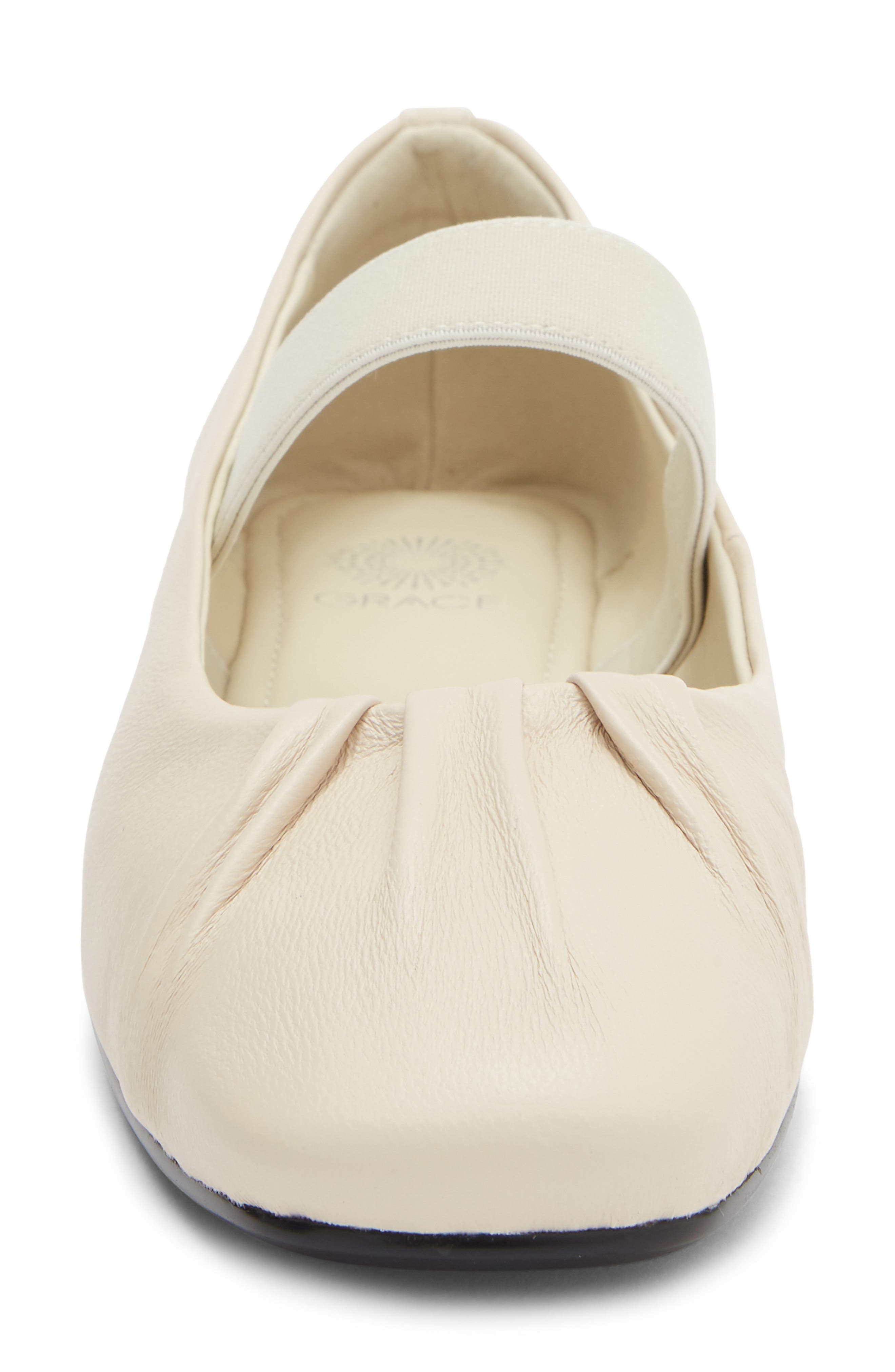 Rimini Ballerina Flat, Alternate, color, Ivory