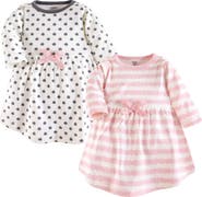 Touched by Nature 2Pk Long Sleeve Organic Dresses