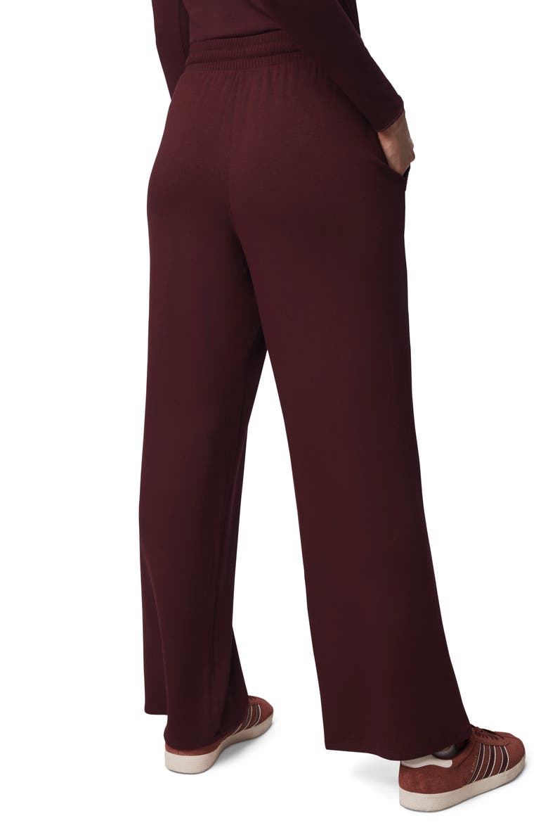 Supersoft Trim Pants, Alternate, color, ROSEWOOD