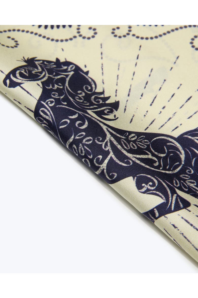 Equestrian Dreams Silk Bandana, Alternate, color, Beige