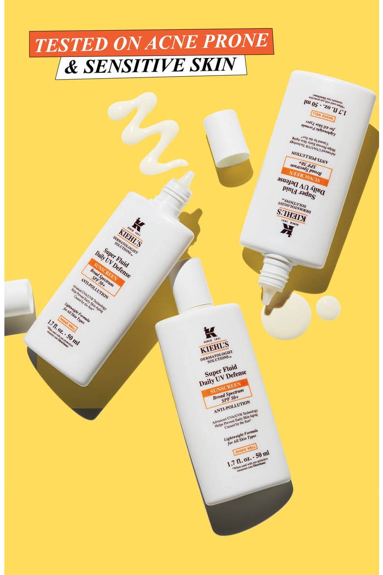 Super Fluid Daily UV Defense Broad Spectrum SPF 50+ Face Sunscreen, Alternate, color, NO COLOR