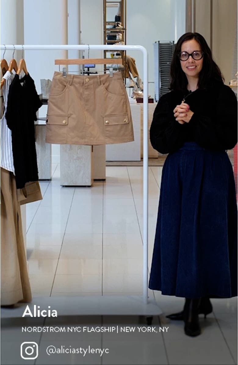 San Carlos Stretch Cotton Miniskirt, sales video thumbnail