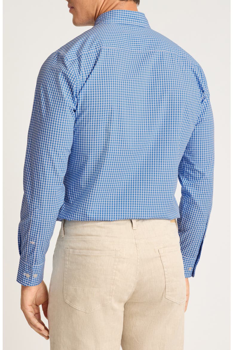 Everyday Slim Fit Gingham Shirt, Alternate, color, MULTI BLUE GINGHAM