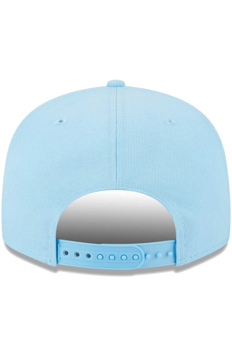 New Era Men's New Era Light Blue New York Mets Spring Color Basic 9FIFTY Snapback Hat, Alternate, color, 