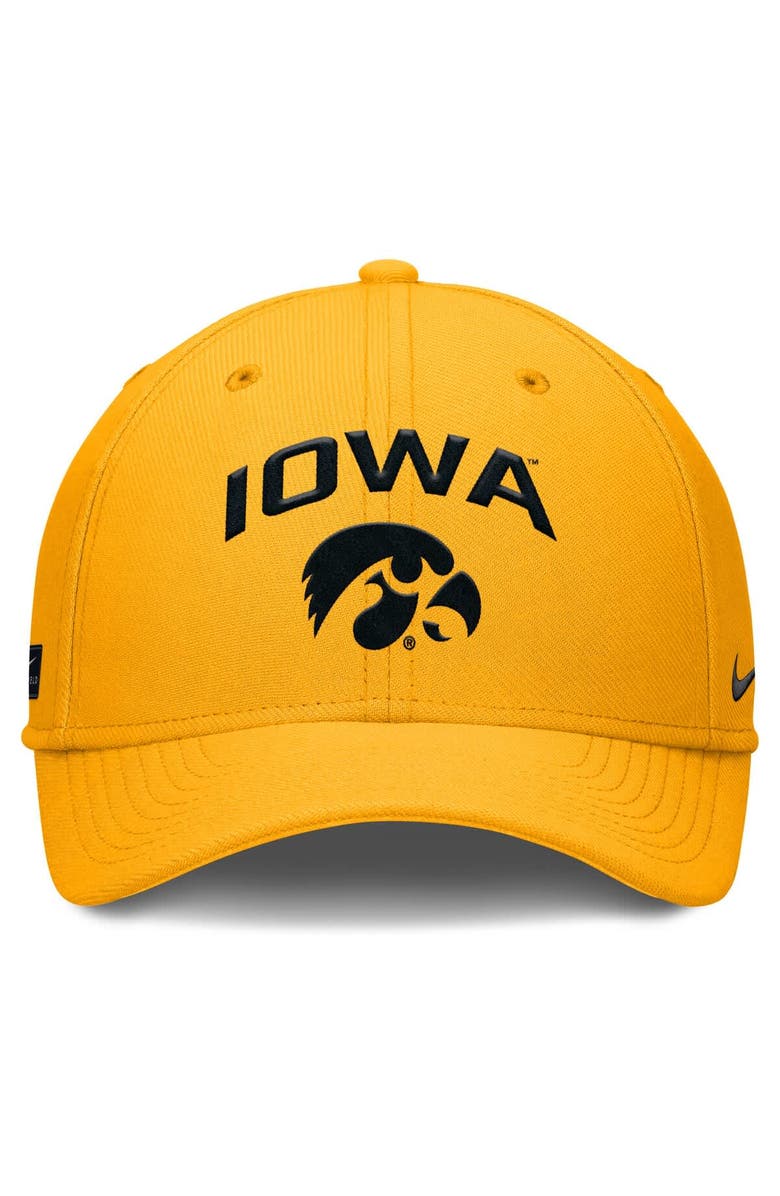 Nike Men's Nike Gold Iowa Hawkeyes 2025 On-Field Rise Performance Flex Hat, Alternate, color, Gold