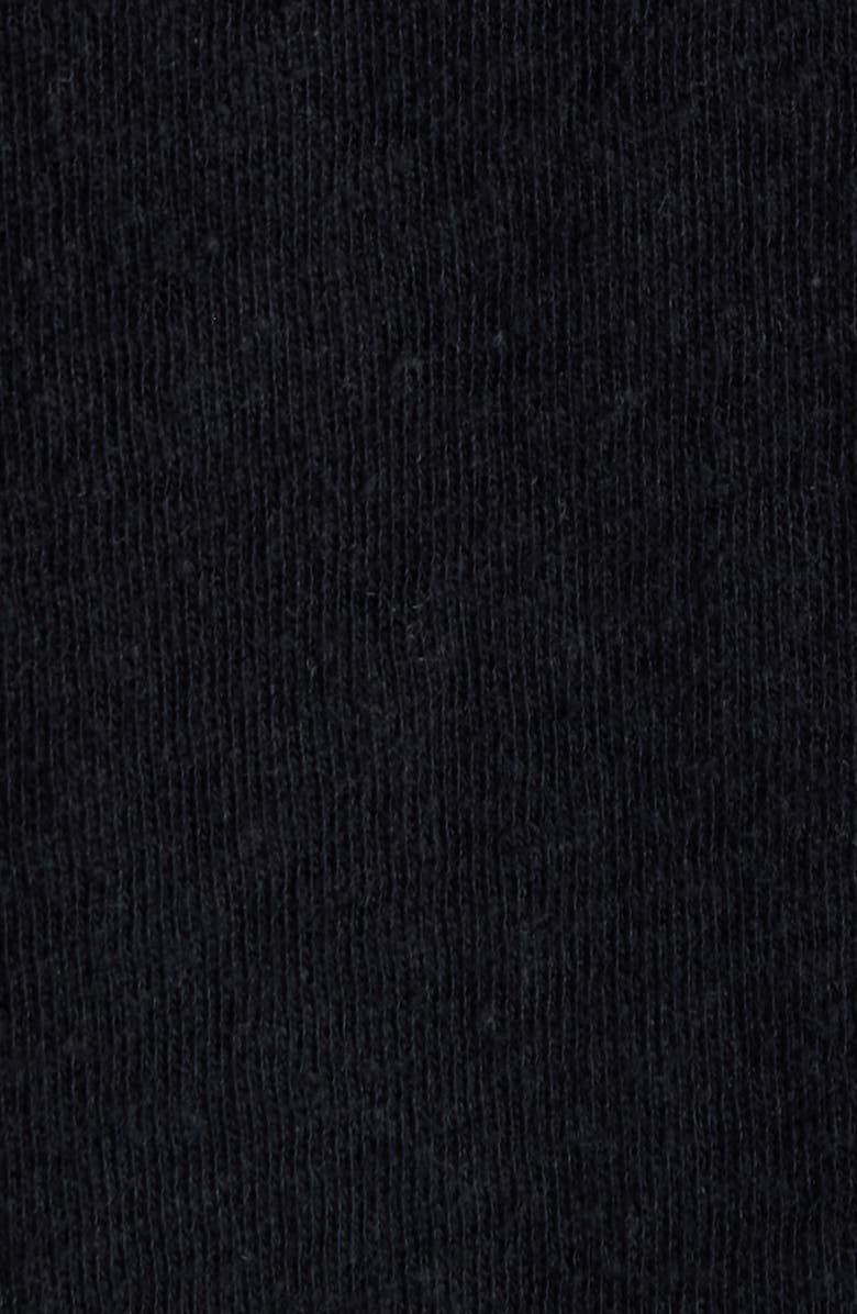 Acne Studios Exford U Bow Label Logo Patch T-Shirt, Alternate, color, Faded Black