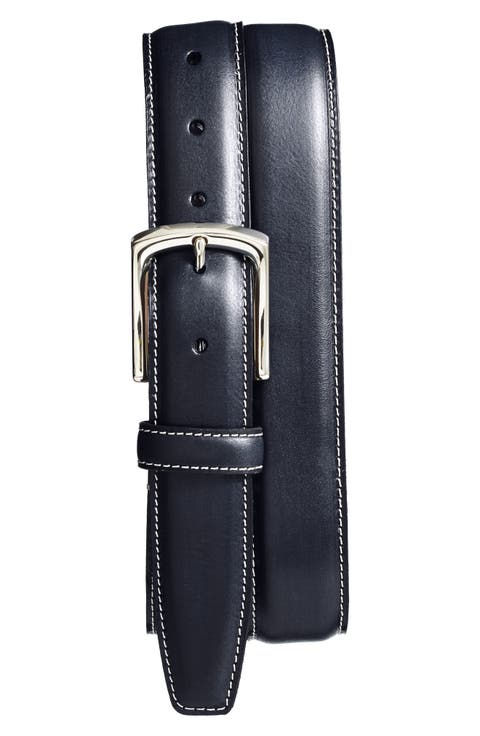 Burnished Leather Belt