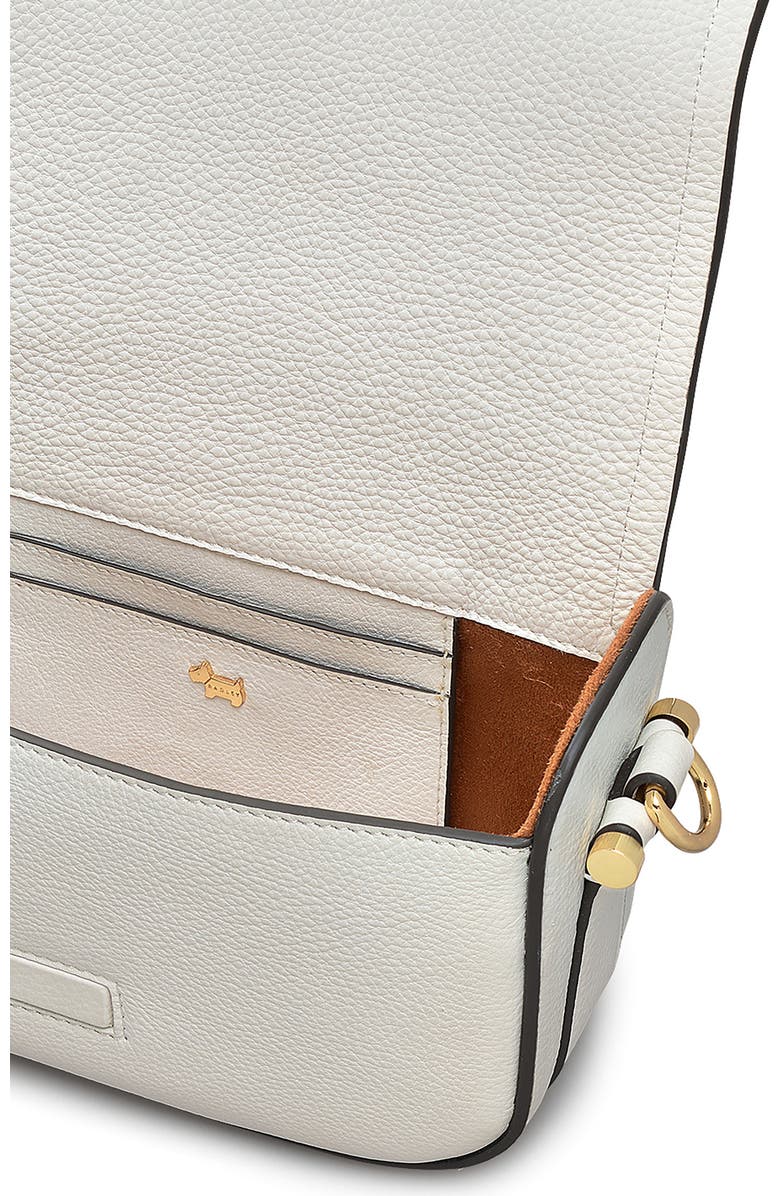 Radley Bathurst Mews Cutwork Floral Shoulder Bag, Alternate, color, Chalk