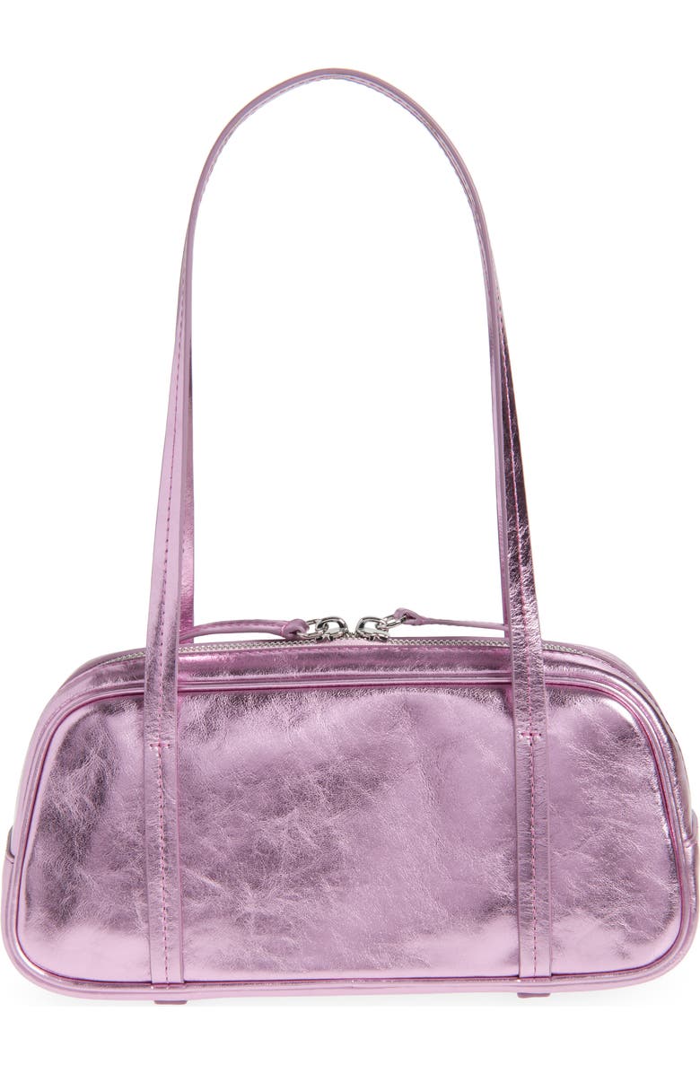 Sandy Liang Twin Metallic Leather Shoulder Bag, Alternate, color,
