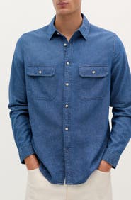 Scalpers Coastal Denim  Pockets Shirt