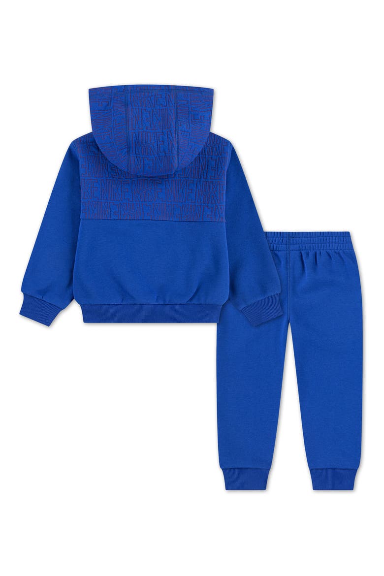 Kids' Colorblock Fleece Hoodie and Joggers Set, Alternate, color, GAME ROYAL