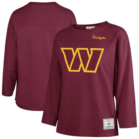 Women's '47 Burgundy Washington Commanders Game Nod Timeless Long Sleeve T-Shirt