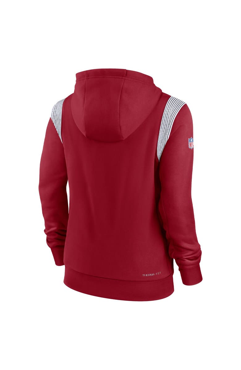 Nike Women's Nike Cardinal Arizona Cardinals Sideline Stack Performance Pullover Hoodie, Alternate, color, Cardinal