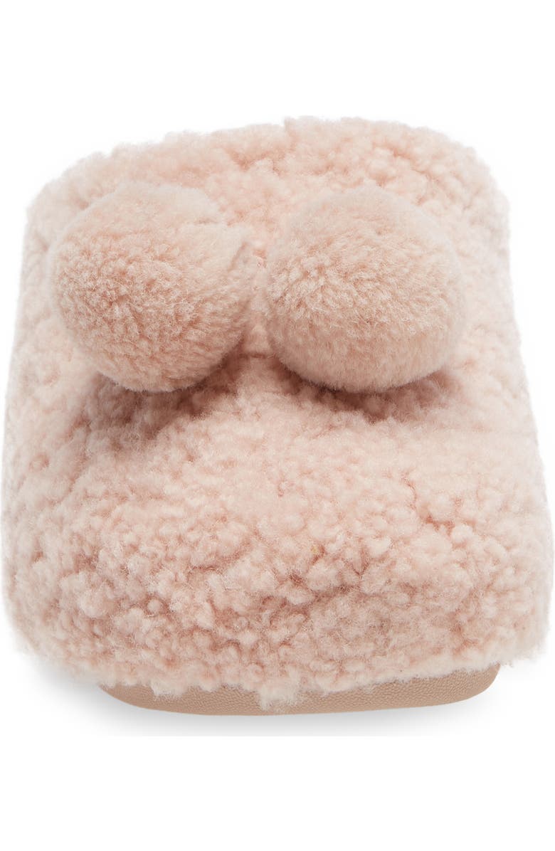 FitFlop Shuv Pom Pom Genuine Shearling Clog Slippers, Alternate, color,