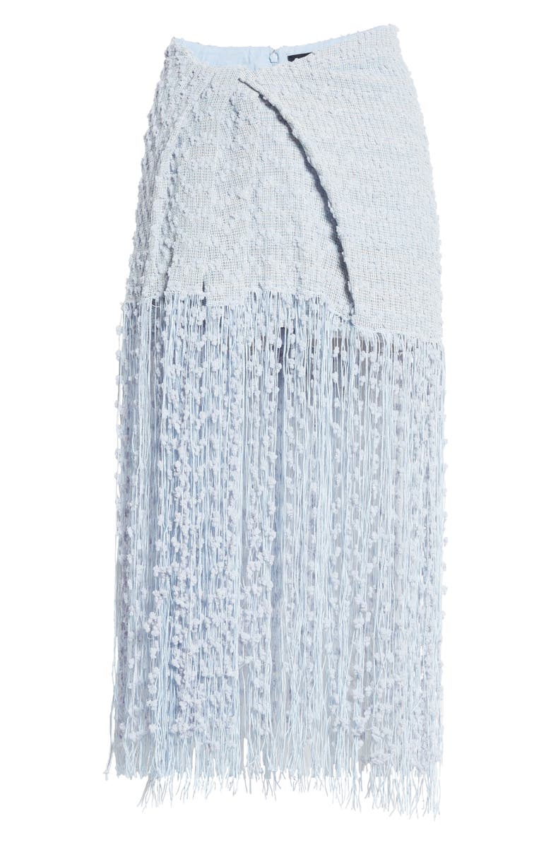 Jacquemus Capri Fringe Skirt, Alternate, color, 