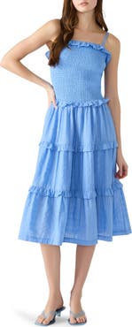 Steve Madden Nash Tiered Cotton Sundress