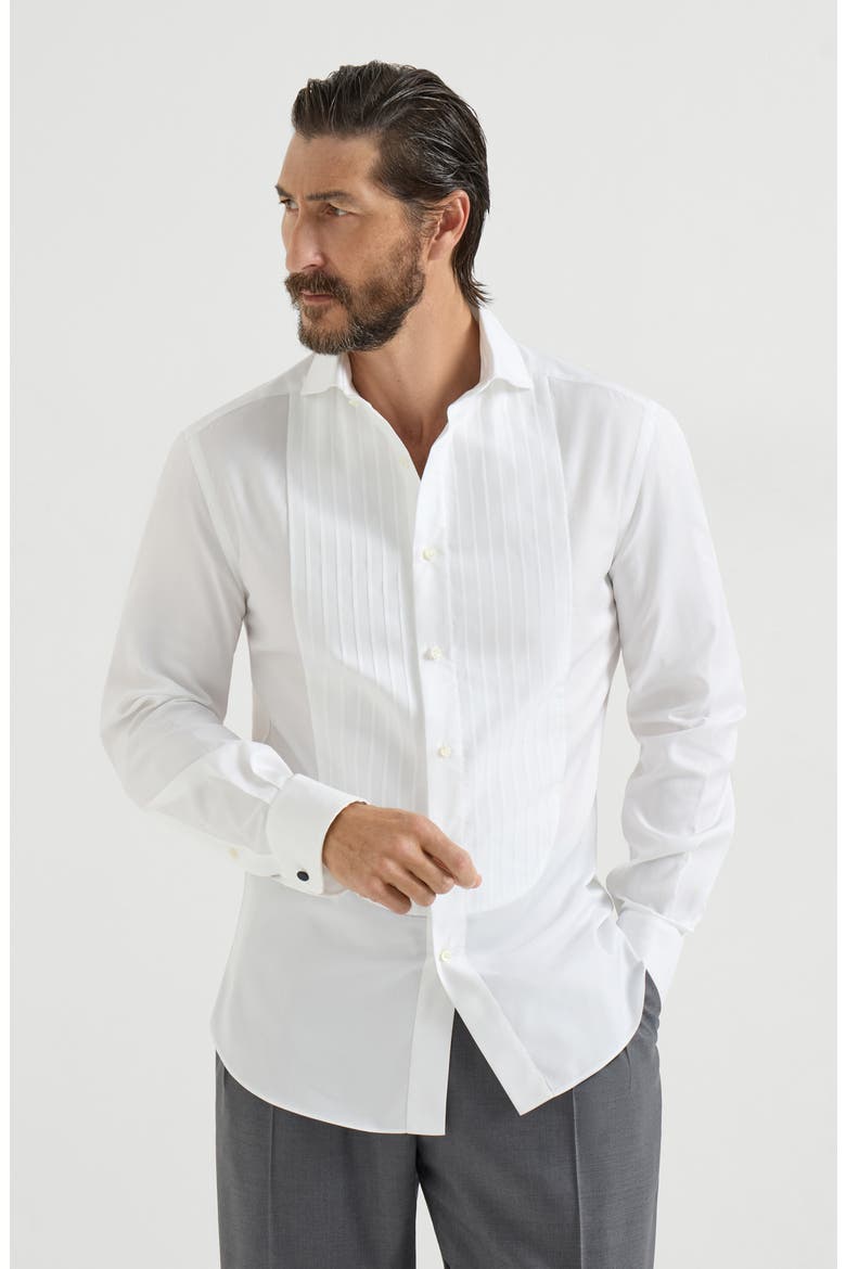 Twill shirt, Main, color, White