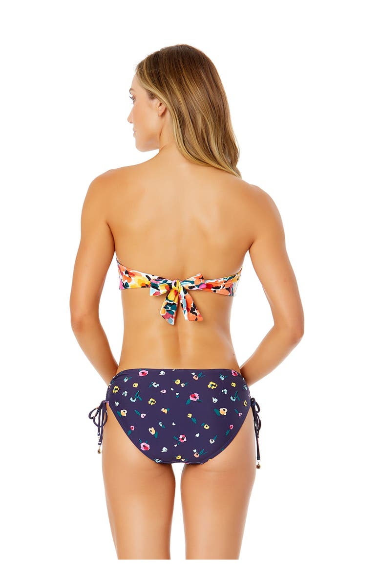 Anne Cole Women's Gradient Floral Twist Bandeau Bikini Swim Top, Alternate, color, Gradient Floral