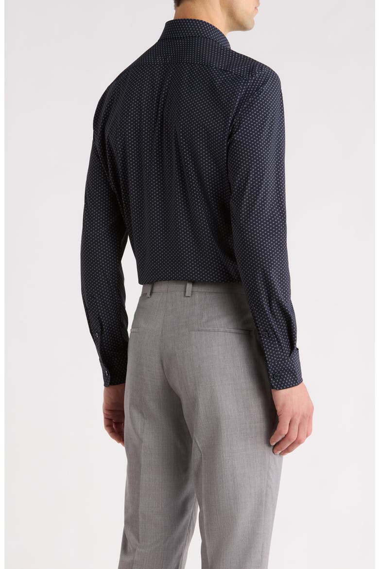 P-Liam Button-Up Shirt, Alternate, color, DARK BLUE