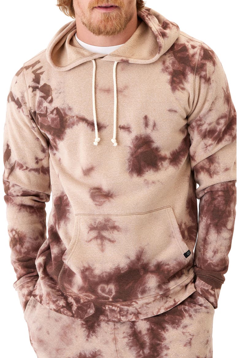 Rory Triblend Tie Dye Hoodie, Main, color, CHAI