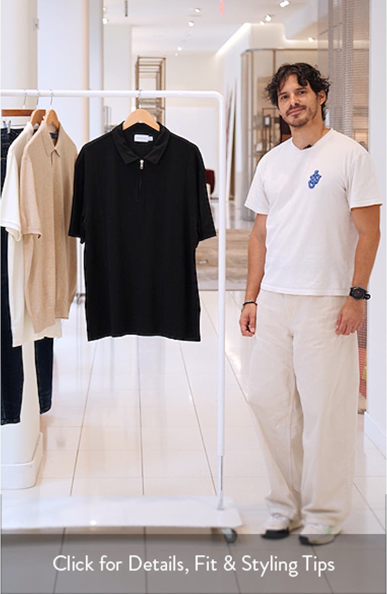 Premium Oversize Zip Polo, sales video thumbnail