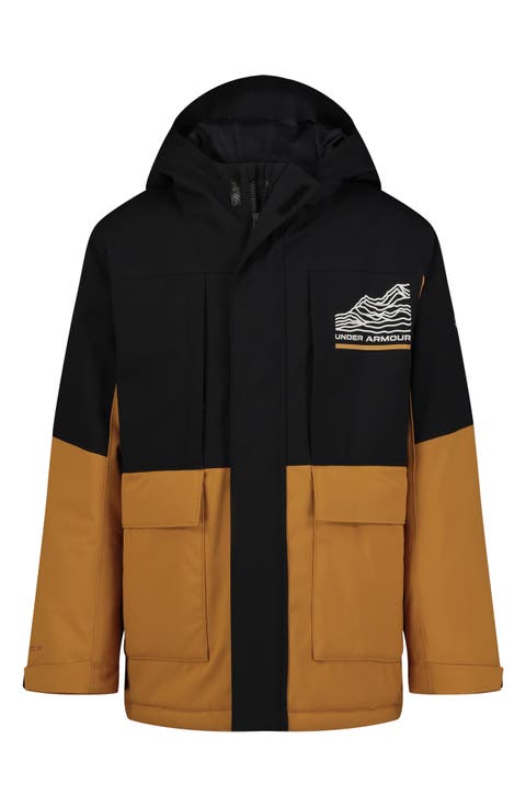 Kids' UA Eagle Up Waterproof Hooded Snow Jacket (Big Kid)