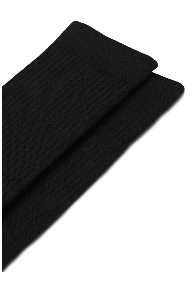 3-Pack Cotton Blend Crew Socks, Alternate, color, BLK