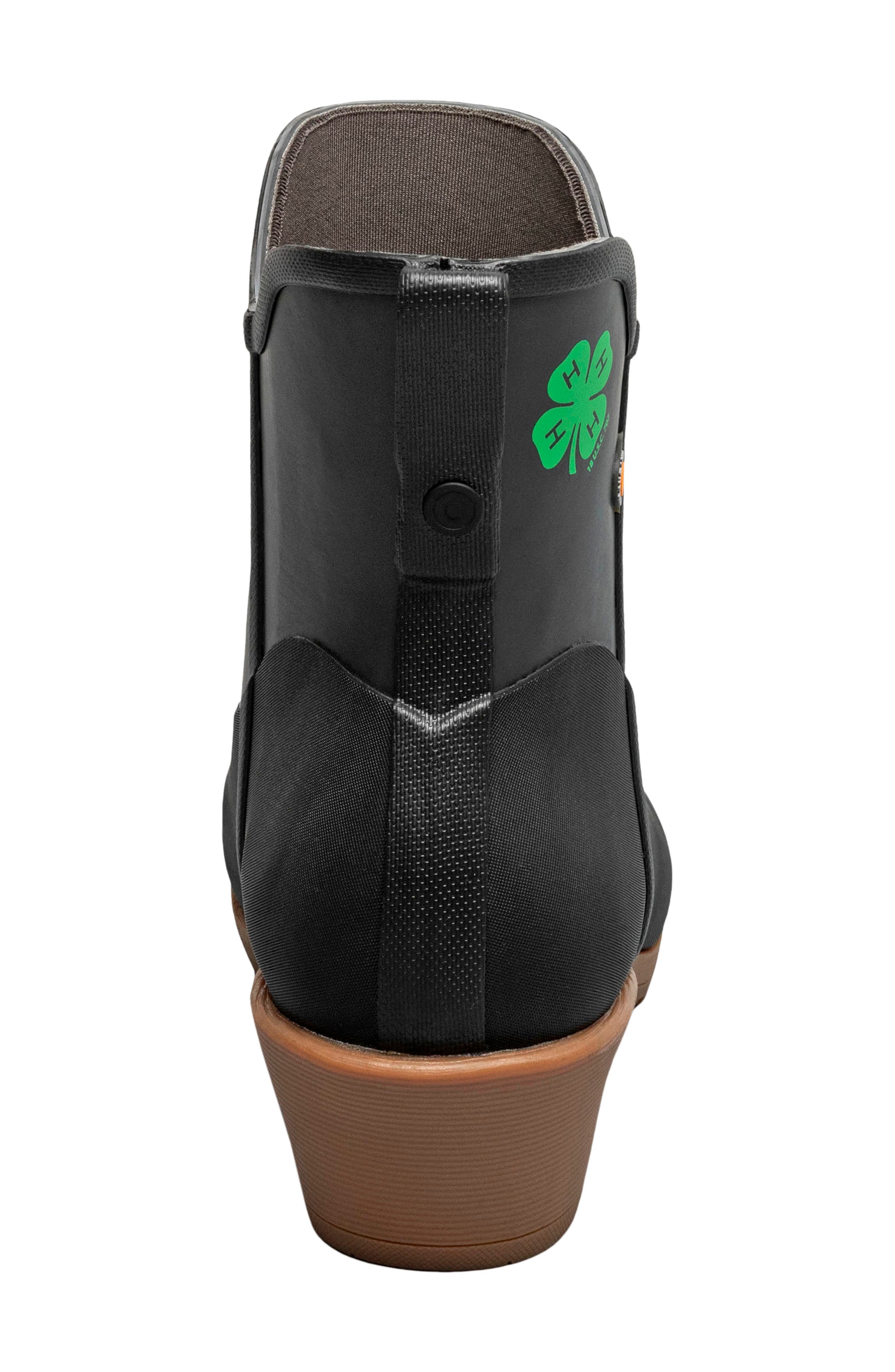 Jolene Waterproof Ankle Rain Boot, Alternate, color, BLK MULTI