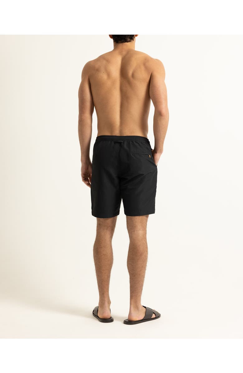 Orlebar Brown Dane Drawcord Longest-Length Classic Fit Drawcord Swim Shorts, Alternate, color, Black
