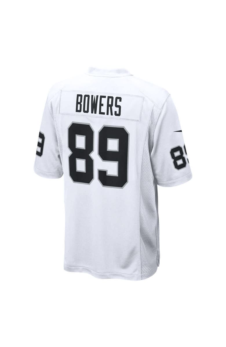 Nike Men's Nike Brock Bowers  White Las Vegas Raiders Game Jersey, Alternate, color, White