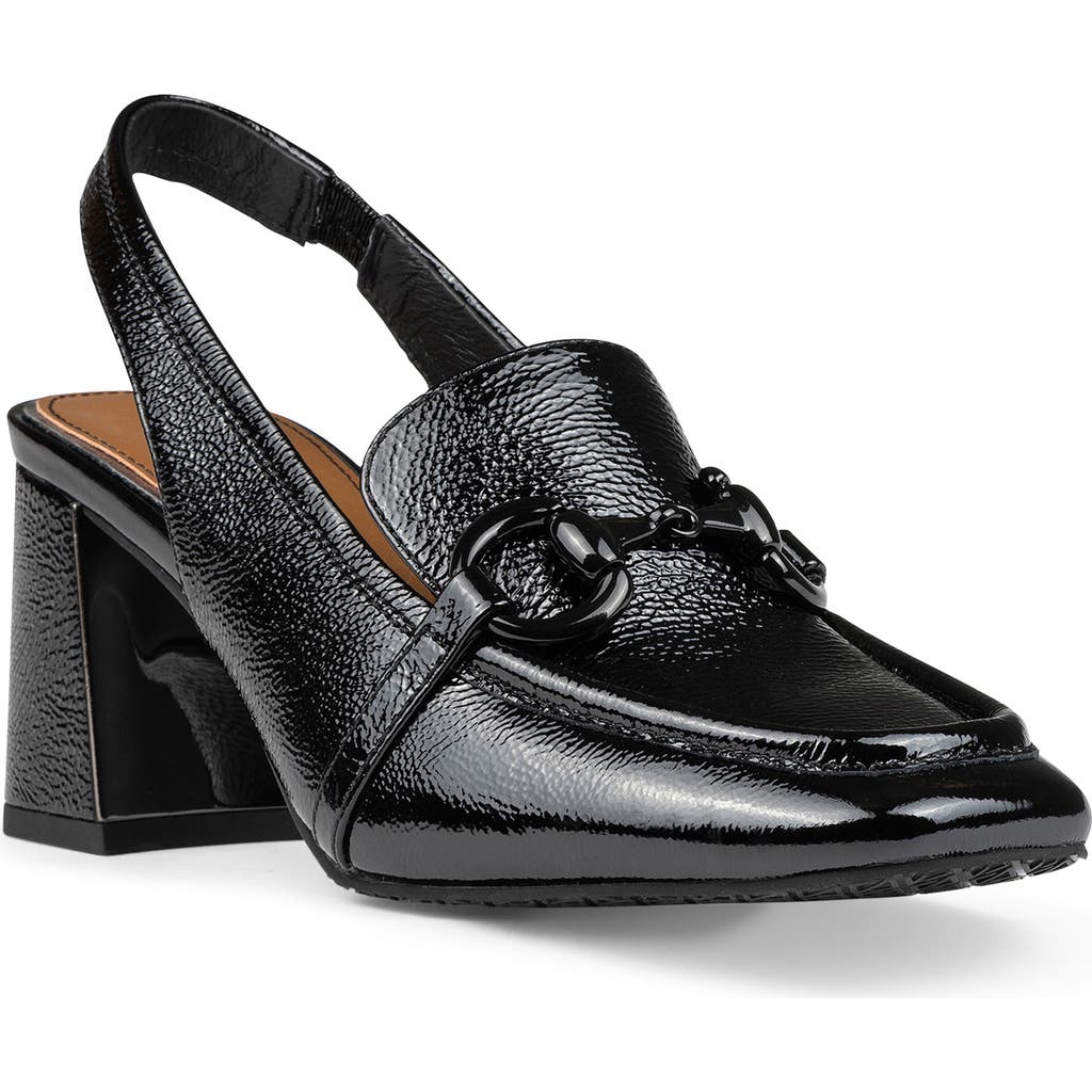 Donald Pliner Slingback Bit Loafer Pump In Black