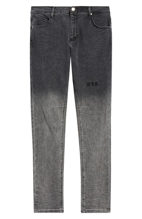 Bryant Gradient Skinny Jeans (Light Charcoal)