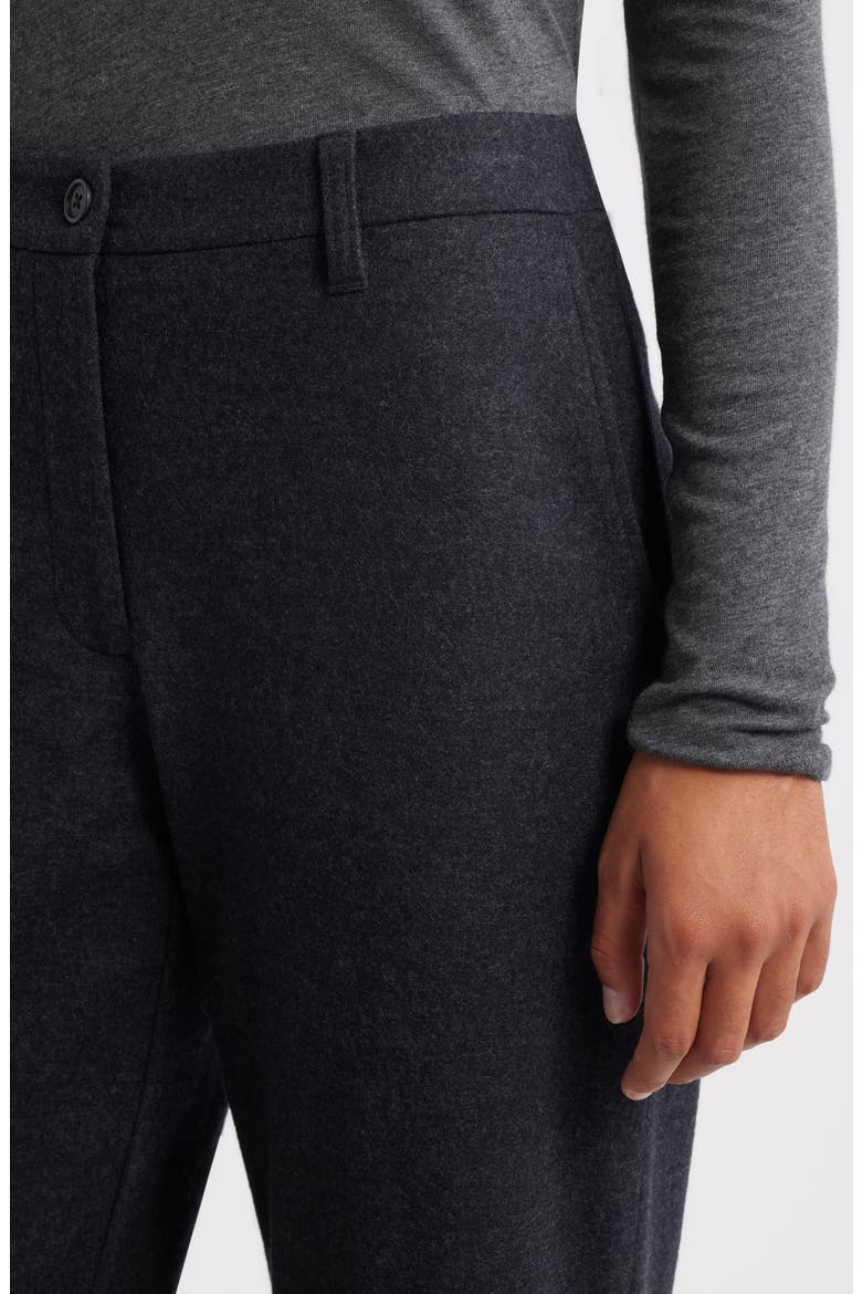 Wide Leg Virgin Wool Pants, Alternate, color, CHARCOAL