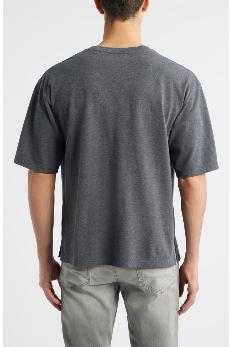 Relaxed-Fit Cotton T-Shirt, Alternate, color, GREY MELANGE