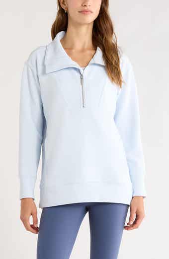 Zella Kickback Ottoman Half Zip Tunic