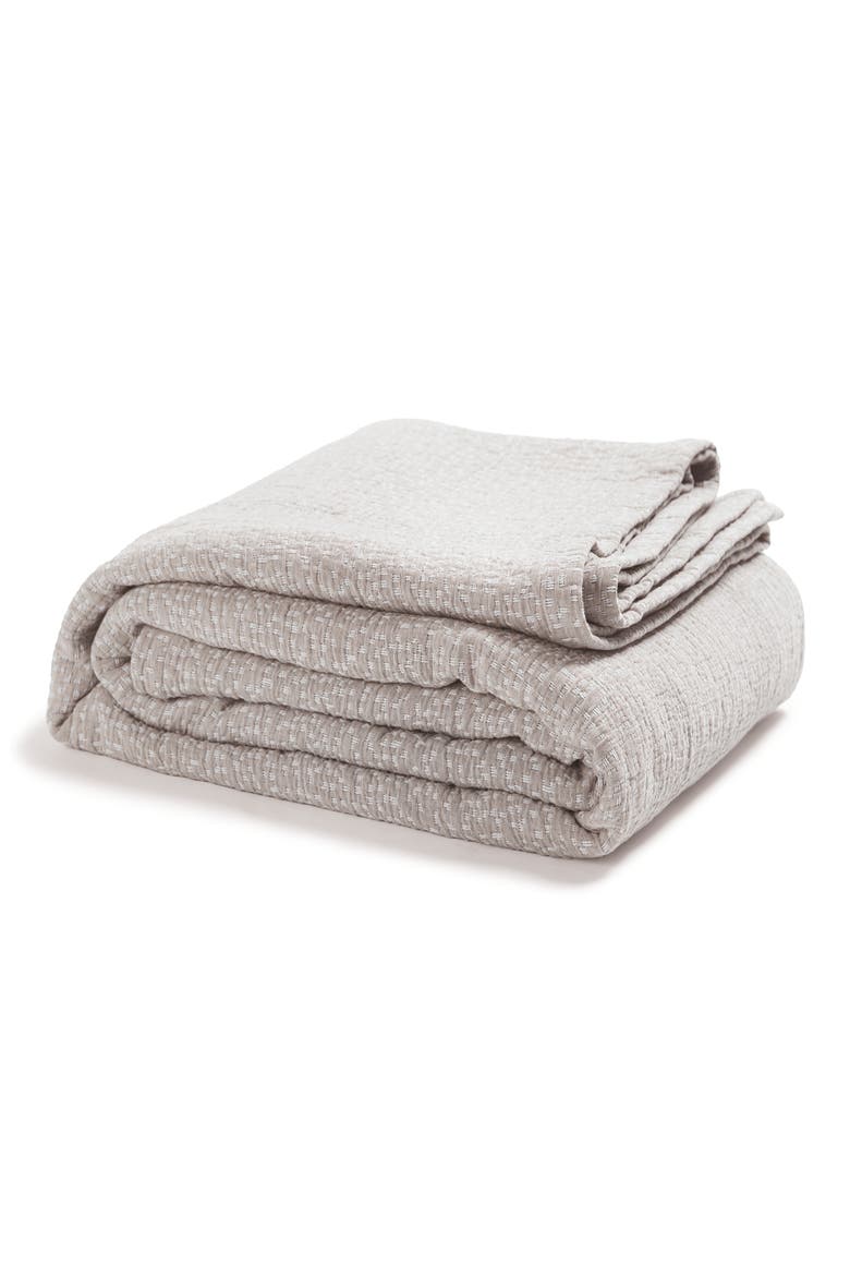 Malibu Matelassé Blanket, Main, color, OATMEAL