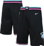 Nike Youth Nike Black Miami Heat 2025/26 City Edition Swingman Performance Shorts