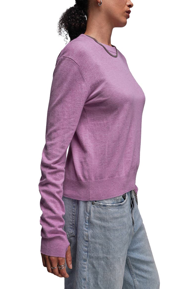 The Everyday Crew Neck Sweater, Alternate, color, MAUVE