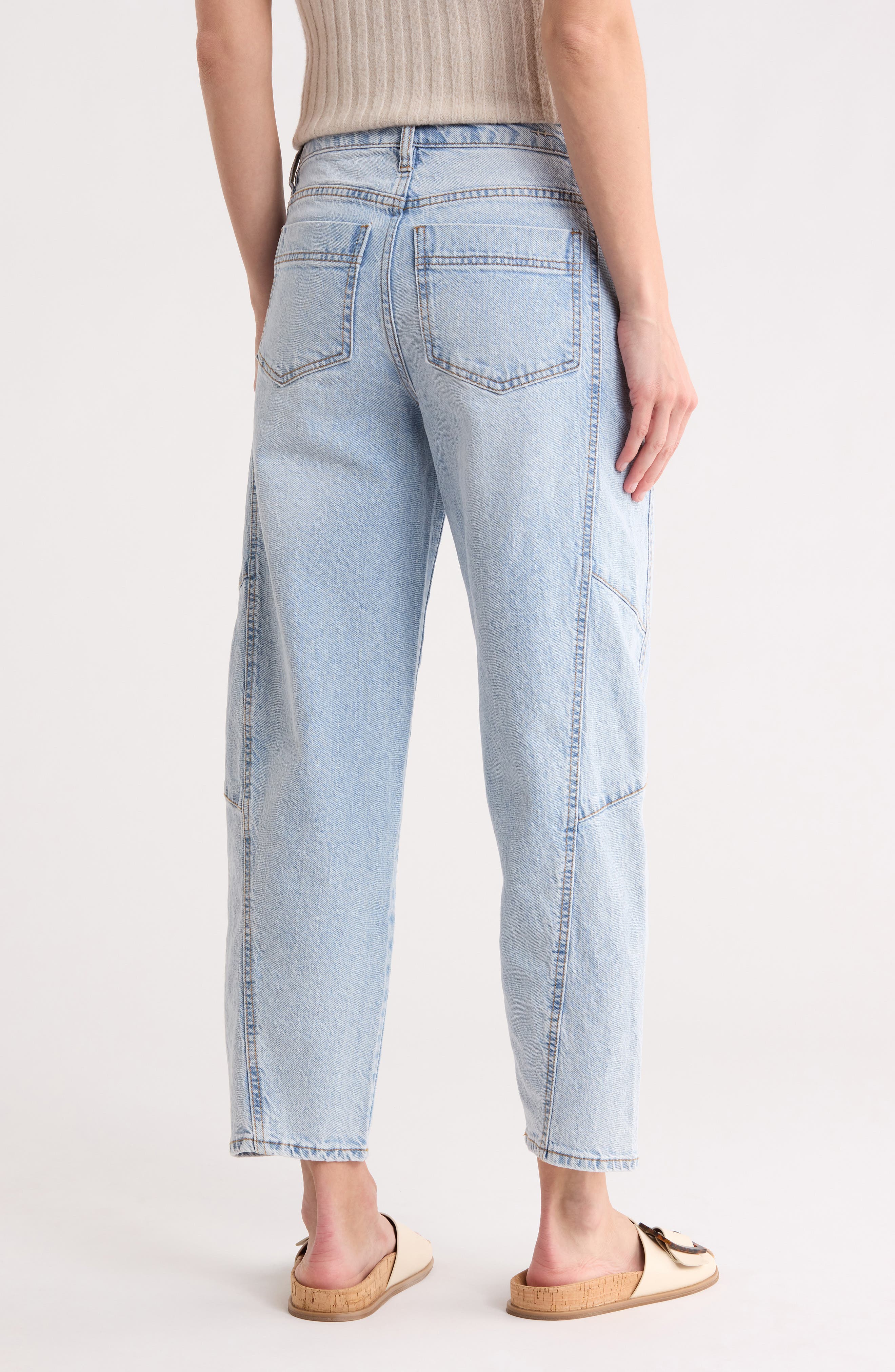 Brant High Waist Crop Barrel Jeans - image 4