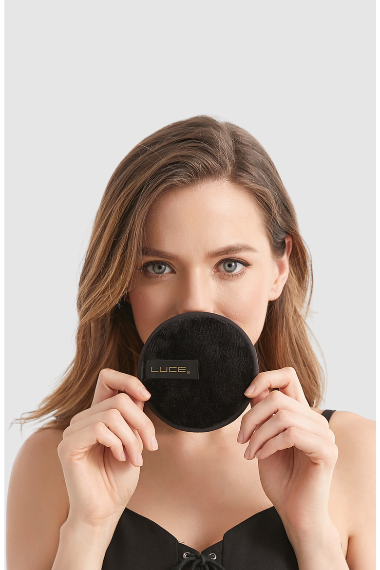 Eco-Conscious 5-Piece Makeup Remover Set - Soft & Effective, Alternate, color, BLACK