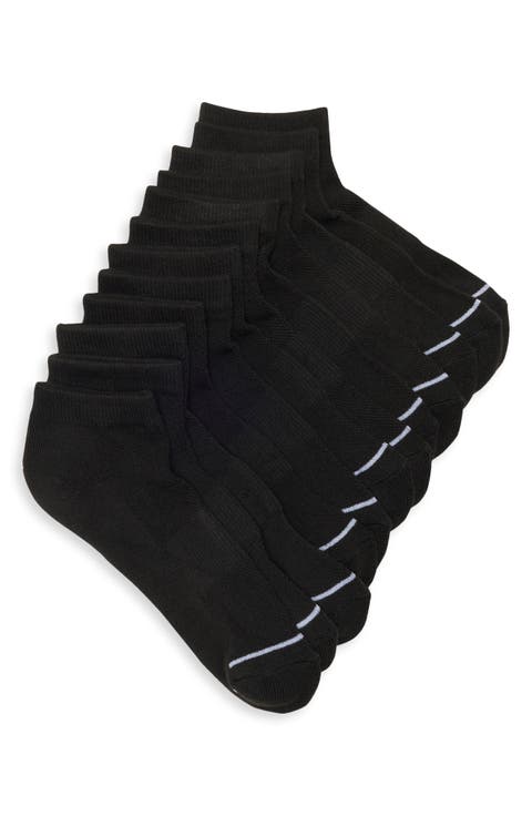 6-Pack Butter Sole Quarter Socks