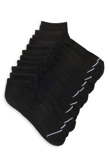 Honeydew 6-pack Butter Sole Quarter Socks In Black