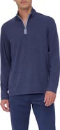 Bugatchi Quarter Zip Performance Pullover