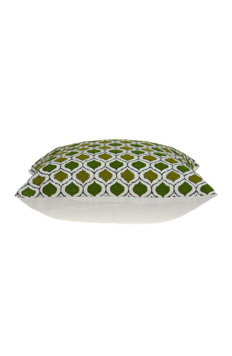 PARKLAND COLLECTION Saria Transitional Pillow - 20" x 20" - Multi, Main, color, Green
